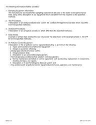 DNR Form 542-1479 Proposed Test Plan Protocol - Iowa, Page 7