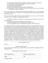 Notice to Judgment Debtor (Nonearnings Garnishment) - Kansas, Page 2