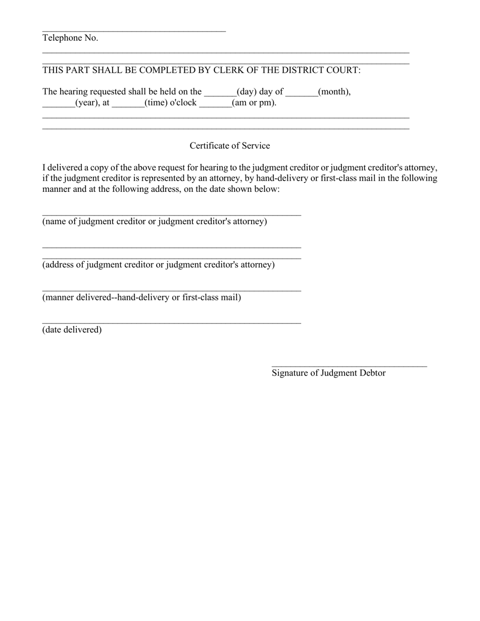 Notice to Judgment Debtor (Nonearnings Garnishment) - Kansas, Page 3