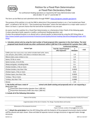 Document preview: DNR Form 542-8157 Petition for a Flood Plain Determination or Flood Plain Declaratory Order - Iowa