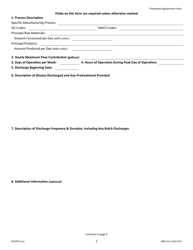 DNR Form 542-3221 Treatment Agreement Form - Iowa, Page 2