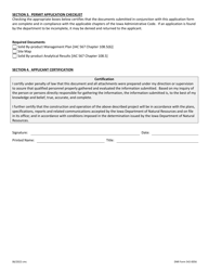 DNR Form 542-0056 Beneficial Use Determination Application Form - Iowa, Page 3