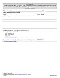 DNR Form 542-1610 Compost Facility Registration - Iowa, Page 2