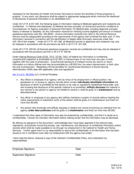 Form CHFS-219 Employee Privacy and Security of Protected Health, Confidential and Sensitive Information Agreement - Kentucky, Page 4