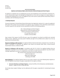Form DPP-500 Private Child-Caring or Child-Placing Staff Member Waiver Agreement and Statement - National Background Check Program (Nbcp) - Kentucky, Page 2