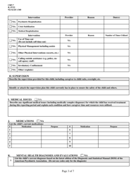 Form CRP-7 Application for Level of Care Payment (ALP) - Children&#039;s Review Program (Crp) - Kentucky, Page 3