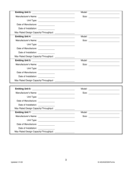 Montana Air Quality Registration Form for Oil and Gas Well Facilities - Montana, Page 3
