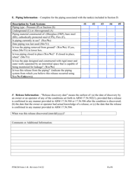 PTRCB Form 1-R Application for Petroleum Release Eligibility - Montana, Page 4