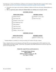 Form 520 Alternative Dispute Resolution (Adr) Claim Form - Nevada, Page 4