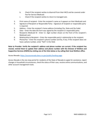 Form NMO-6080 Severely Emotionally Disturbed (Sed) Children Managed Care Organization (Mco) Disenrollment Form - Nevada, Page 3