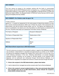 Form NMO-6080 Severely Emotionally Disturbed (Sed) Children Managed Care Organization (Mco) Disenrollment Form - Nevada, Page 5