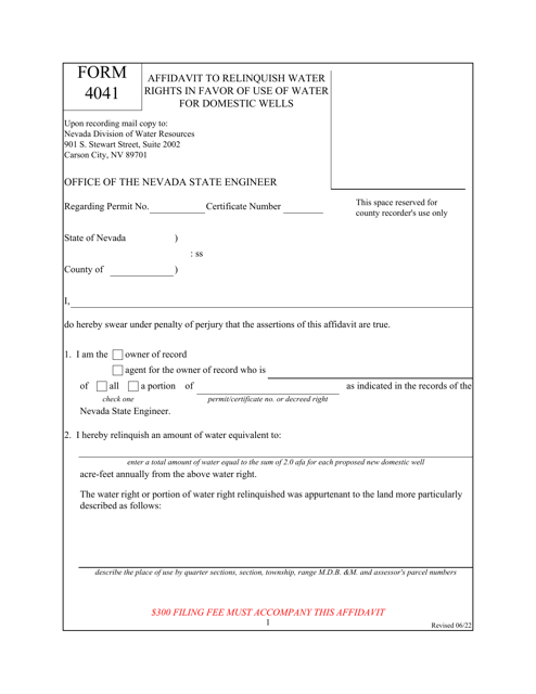 Form 4041  Printable Pdf