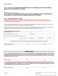 Form 5108NTC Taxpayer Petition for Appeal of Property Tax-Related Issue - Nevada, Page 2