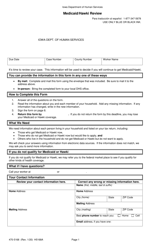 Document preview: Form 470-5168 Medicaid/Hawki Review - Iowa