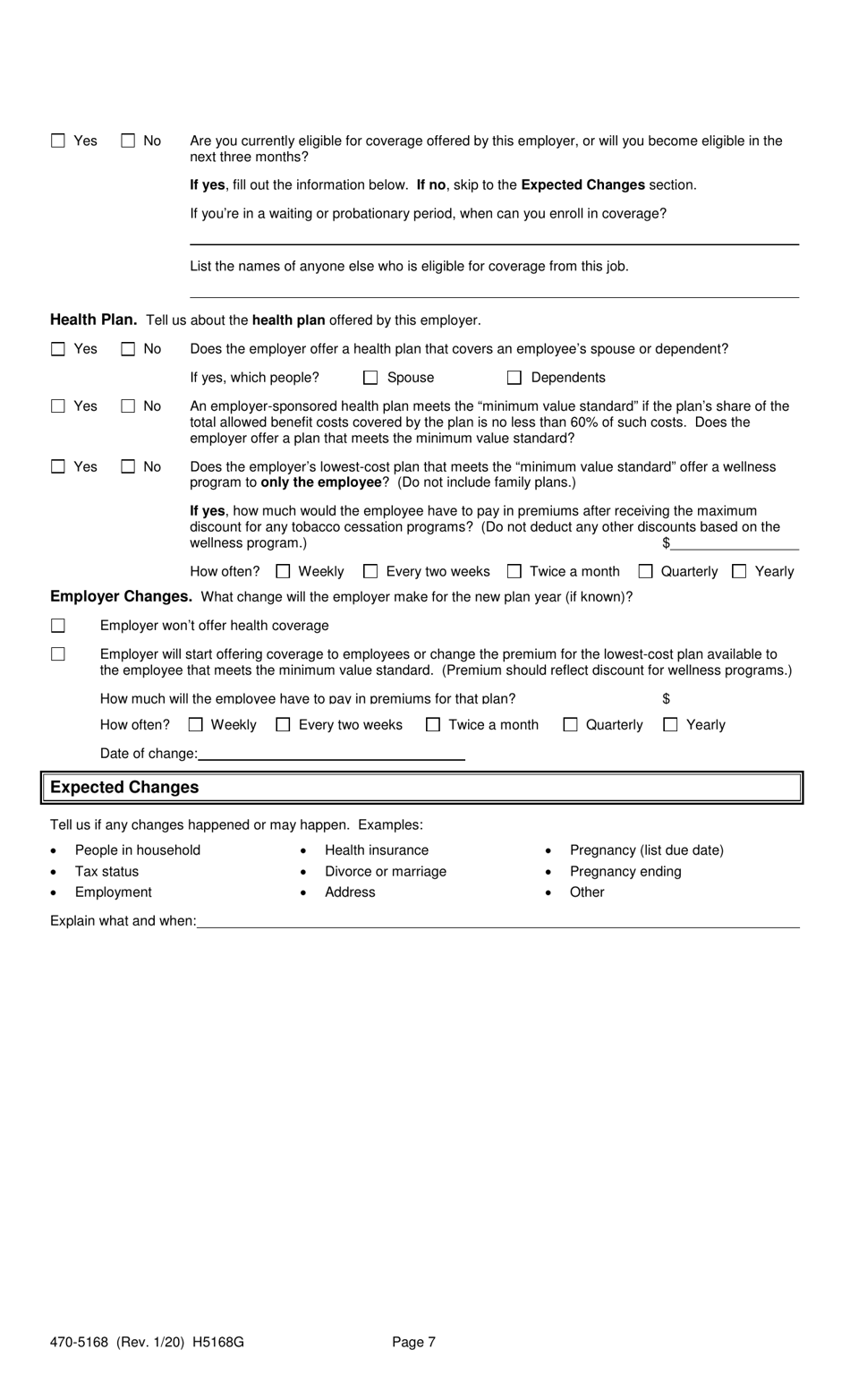 Form 470-5168 Medicaid / Hawki Review - Iowa, Page 7