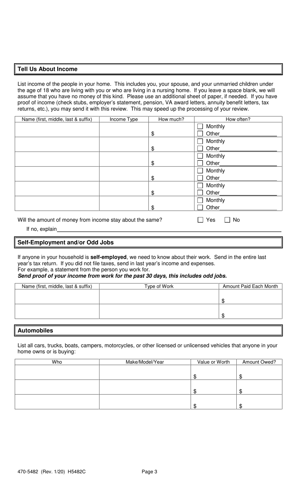 Form 470-5482 Medicaid / State Supp Review - Iowa, Page 3