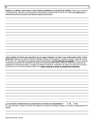 Formulario 470-2310 Evaluacion De Revision De Antecedentes - Iowa (Spanish), Page 2