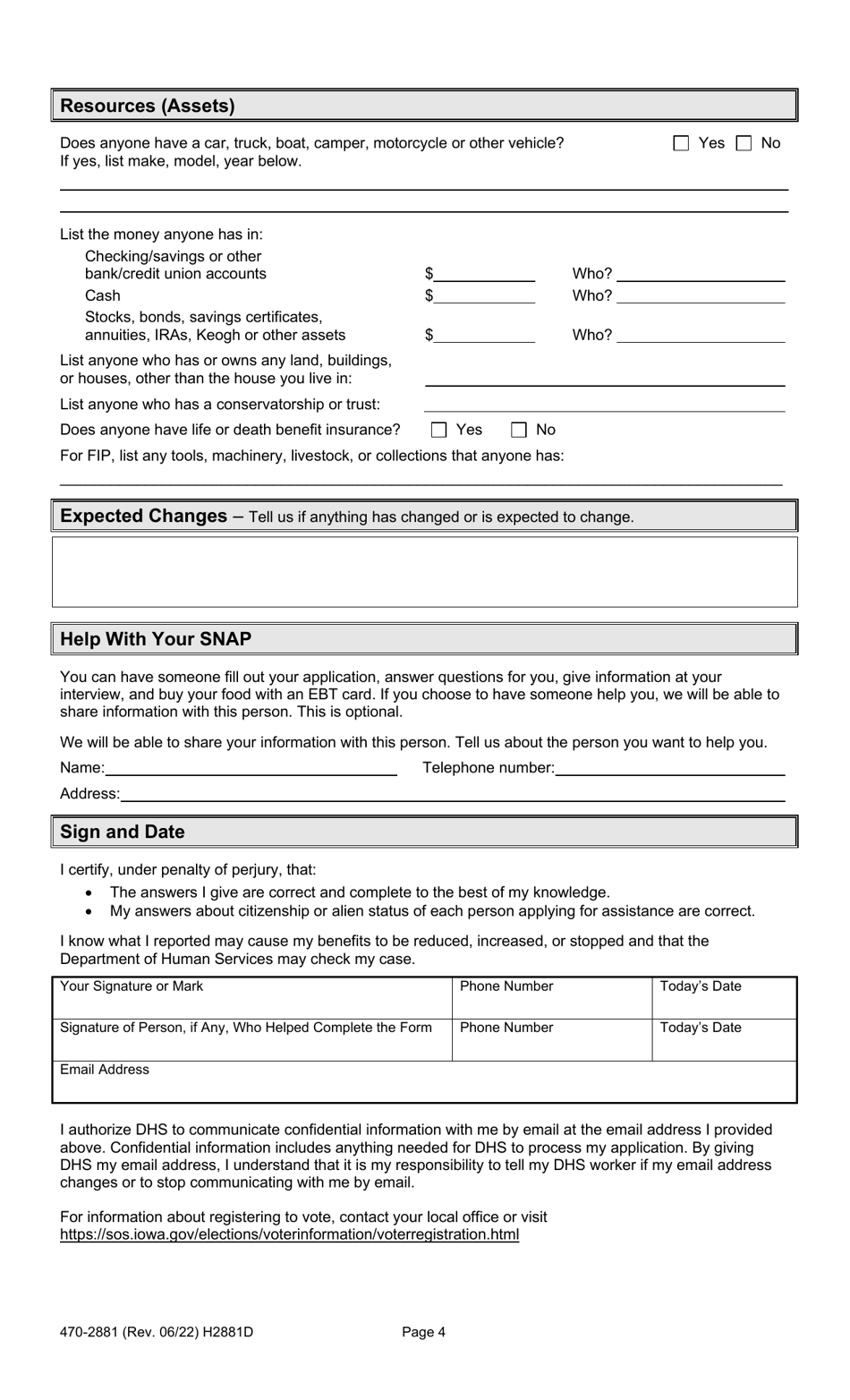 Form 470-2881 Download Printable PDF or Fill Online Review ...