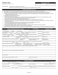 State Form 37318 Application for Construction Design Release - Indiana, Page 2
