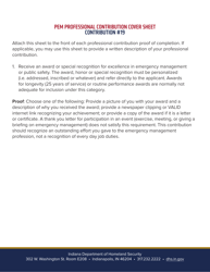Professional Emergency Manager Application - Indiana, Page 23
