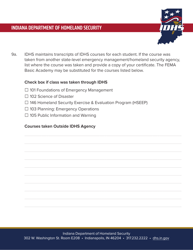 Professional Emergency Manager Application - Indiana, Page 2
