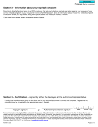Form RC459 Reprisal Complaint - Canada, Page 2