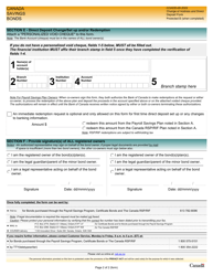 Change of Address and Direct Deposit Form - Canada, Page 4