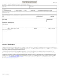 Form IMM0151 Statutory Declaration to Confirm the Relationship to Extended Family Member - Canada, Page 2
