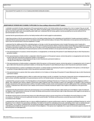 Form IMM1344 Application to Sponsor, Sponsorship Agreement and Undertaking - Canada, Page 5