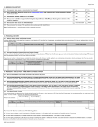 Form IMM5444 Application for a Permanent Resident Card (Pr Card) or Permanent Resident Travel Document (Prtd) - Canada, Page 2