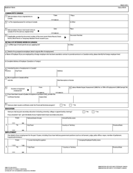Form IMM5710 &quot;Application to Change Conditions, Extend My Stay or Remain in Canada as a Worker&quot; - Canada, Page 3