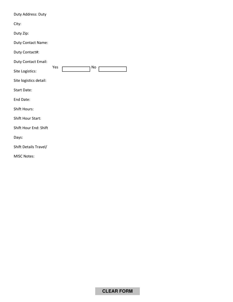 Battle Born Medical Corps Volunteer Request Questionnaire - Nevada, Page 2