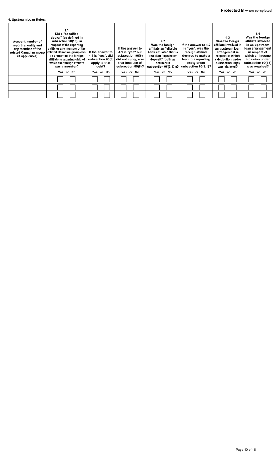 Form T1134 Information Return Relating to Controlled and Non-controlled Foreign Affiliates (2021 and Later Taxation Years) - Canada, Page 10