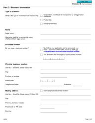 Form L600 Vaping Product Licence Application - Canada, Page 2