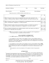 Radiation Control Program Registration Form for Radiation Therapy or Radiologic Imaging Prior to 1-1-2020 - Nevada, Page 2
