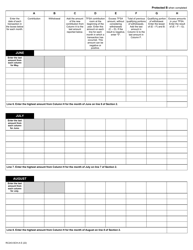 Form RC243 Schedule A Excess Tfsa Amounts - Canada, Page 5