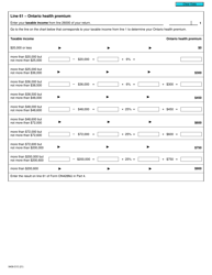 Form T2203 (9406-D) Worksheet ON428MJ Ontario - Canada, Page 4