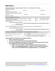 Initial Family Contribution Assessment and Release of Information Form - Pei Insulin Pump Program and Glucose Sensor Program - Prince Edward Island, Canada, Page 3