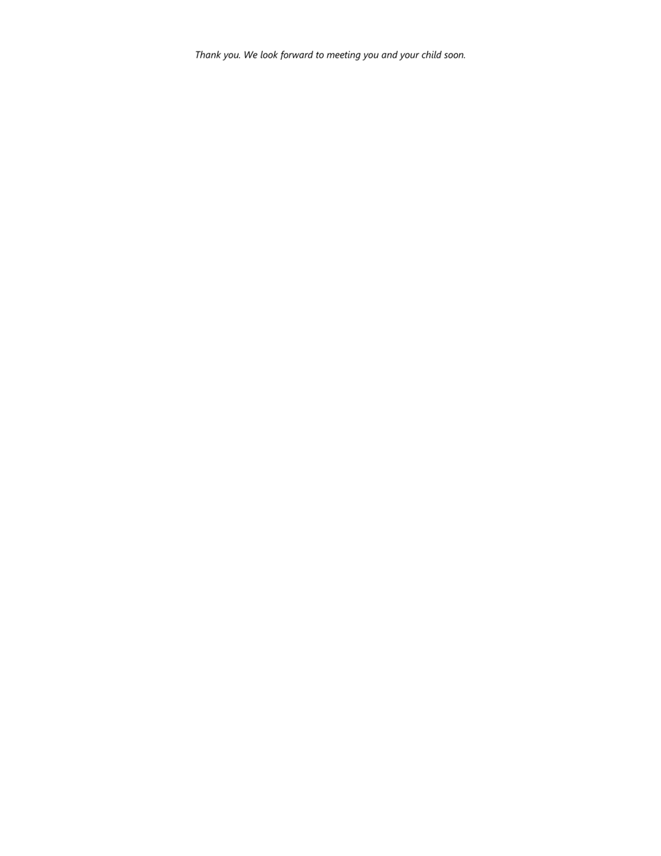 Speech-Language Pathology Case History - All About Your Child - Prince Edward Island, Canada, Page 4