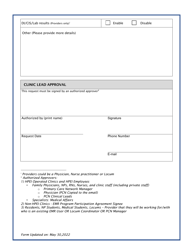 Emr Change User Access Request Form - Prince Edward Island, Canada, Page 2