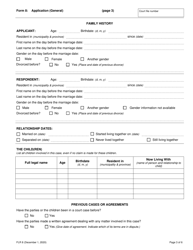 Form 8 Application (General) - Ontario, Canada, Page 3