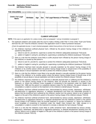 Form 8B Application (Child Protection and Status Review) - Ontario, Canada, Page 3