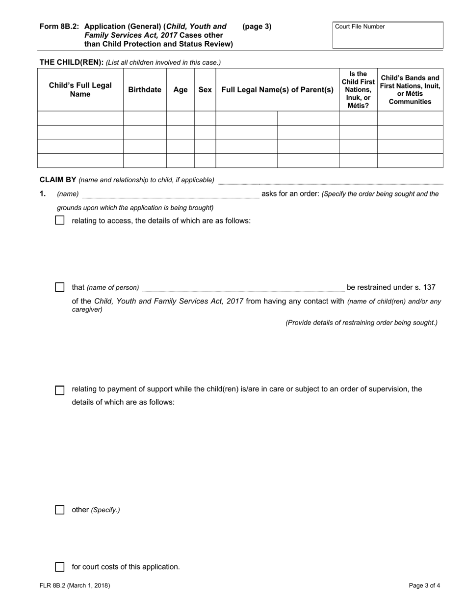 Form 8B.2 - Fill Out, Sign Online and Download Fillable PDF, Ontario ...