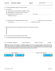 Form 14C Confirmation of Motion - Ontario, Canada, Page 2