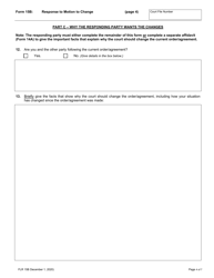Form 15B Response to Motion to Change - Ontario, Canada, Page 4