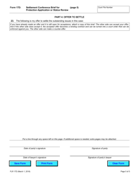 Form 17D Settlement Conference Brief for Protection Application or Status Review - Ontario, Canada, Page 5