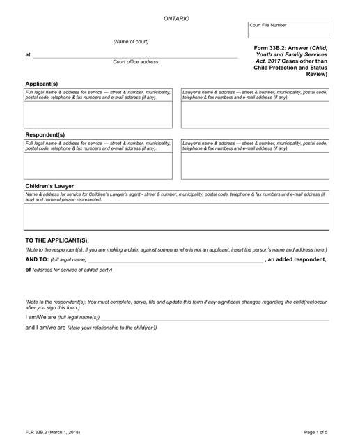 Form 33B.2  Printable Pdf