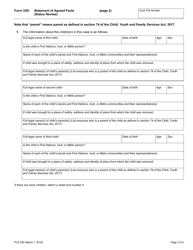 Form 33D Statement of Agreed Facts (Status Review) - Ontario, Canada, Page 2