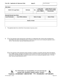 Form 34L Application for Openness Order - Ontario, Canada, Page 2