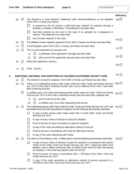 Form 34K Certificate of Clerk (Adoption) - Ontario, Canada, Page 2